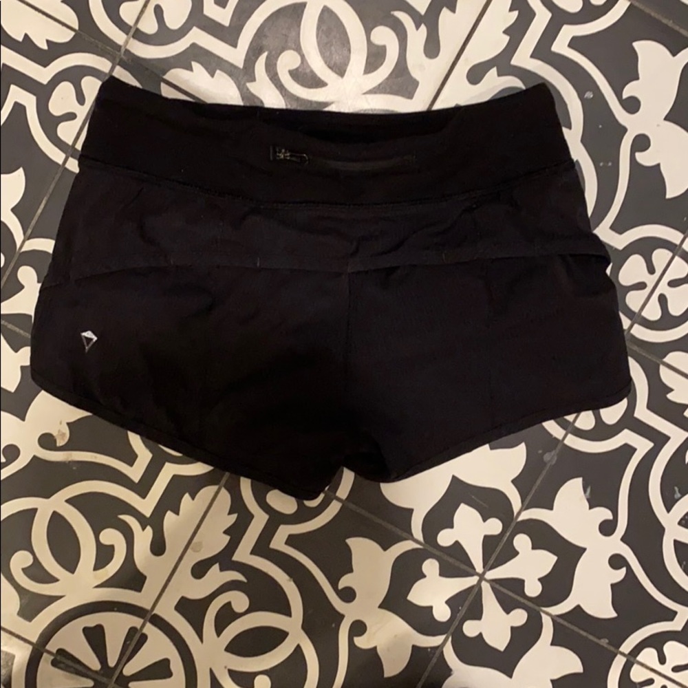 ivivva black running shorts children’s size 10